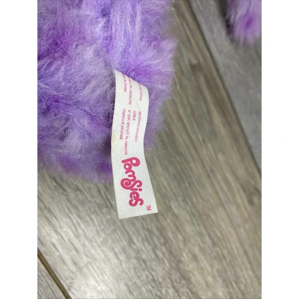 Pomsies Speckles Purple Kitty Cat Pet Interactive Plush Works‎